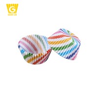 Popular design wholesale colorful dot mini cupcake glassine paper baking cups