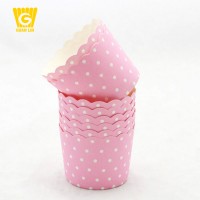 Disposable food grade cake mold grease proof baking muffin paper cup